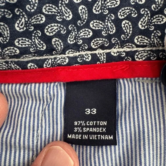 Lot of 2 Daniel Cremiuex Comfort Stretch Chino Shorts Mens 33 Beige Gray Cotton - Picture 5 of 12